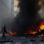 Russian Missile Barrage Hits Kyiv